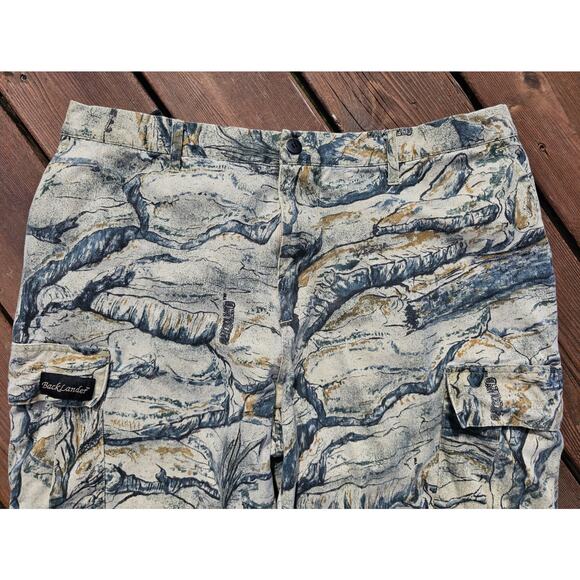 Vintage Backlander Backland Camo Hunting Pants Mens Large Made In USA - Picture 3 of 10